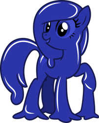 Size: 804x994 | Tagged: safe, artist:batmanbrony, imported from derpibooru, oc, oc only, goo pony, original species, simple background, solo, transparent background, vector