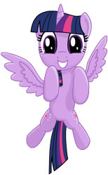 Size: 1740x2820 | Tagged: safe, artist:transparentpony, imported from derpibooru, twilight sparkle, alicorn, pony, female, mare, simple background, smiling, solo, transparent background, twilight sparkle (alicorn)