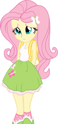 Size: 3000x6379 | Tagged: safe, artist:deathnyan, imported from derpibooru, fluttershy, equestria girls, boots, cute, female, polka dot socks, shoes, shyabetes, simple background, solo, transparent background, vector