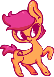 Size: 556x798 | Tagged: safe, artist:emberwisp, imported from derpibooru, scootaloo, female, solo