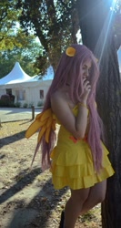 Size: 510x960 | Tagged: safe, artist:bakakawaicosplay0o0, imported from derpibooru, fluttershy, human, cosplay, irl, irl human, photo, solo