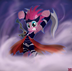 Size: 700x690 | Tagged: safe, artist:noonebahtim, imported from derpibooru, pinkie pie, female, solo, yu-gi-oh!