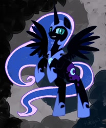 Size: 500x604 | Tagged: safe, artist:hollyhooves, imported from derpibooru, nightmare moon, female, solo