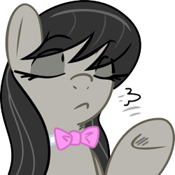 Size: 645x646 | Tagged: safe, artist:haetran, imported from derpibooru, octavia melody, female, reaction image, simple background, solo, transparent background, vector