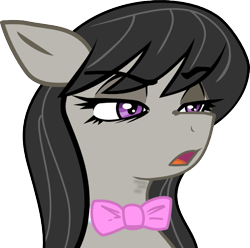 Size: 649x644 | Tagged: safe, artist:haetran, artist:reiduran, imported from derpibooru, octavia melody, female, reaction image, simple background, solo, transparent background, vector