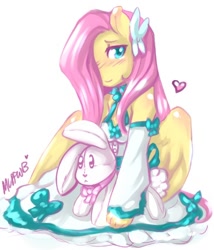 Size: 492x574 | Tagged: safe, artist:mlpfwb, imported from derpibooru, fluttershy, anthro, ambiguous facial structure, clothes, dress