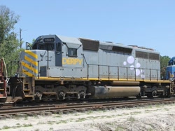 Size: 550x412 | Tagged: safe, imported from derpibooru, derpy hooves, pegasus, pony, diesel locomotive, emd, female, irl, locomotive, mare, photo, sd40, train, wat