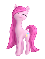 Size: 961x1269 | Tagged: safe, artist:etiluos, imported from derpibooru, pinkie pie, fanfic:a minor variation, a minor variation, alternate hairstyle, eyes closed, female, pinkamena diane pie, solo