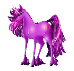 Size: 900x863 | Tagged: safe, artist:plasmaunicorn, imported from derpibooru, twilight sparkle, classical unicorn, female, leonine tail, solo