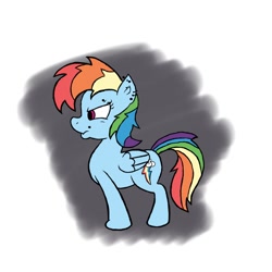 Size: 1366x1366 | Tagged: source needed, safe, imported from derpibooru, rainbow dash, digital art, female, piercing, pouting, punk, solo