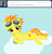 Size: 639x670 | Tagged: safe, artist:okiedokielokie, imported from derpibooru, rainbow dash, spitfire, ask-mlpspitfire, cloud, female, goggles, solo, tumblr