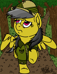 Size: 2281x2960 | Tagged: safe, artist:minty-magic, imported from derpibooru, daring do, female, forest, solo