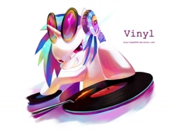 Size: 1024x768 | Tagged: safe, artist:amy30535, imported from derpibooru, dj pon-3, vinyl scratch, pony, unicorn, fanart, female, mare, solo