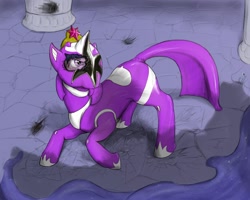 Size: 1000x800 | Tagged: safe, artist:sean mirrsen, imported from derpibooru, nightmare moon, twilight sparkle, pony, unicorn, big crown thingy, clothes, costume, female, power rangers, purple ranger