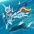 Size: 800x800 | Tagged: safe, artist:sean mirrsen, imported from derpibooru, rainbow dash, android, robot, female, flying, power rangers, solo, water, zord