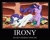 Size: 705x565 | Tagged: safe, edit, edited screencap, imported from derpibooru, screencap, rarity, twilight sparkle, sonic rainboom (episode), butt bump, butt smash, caption, demotivational poster, hello 2011, image macro, meme, now go on, text, vulgar