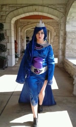 Size: 384x640 | Tagged: safe, artist:diaryofadoll, imported from derpibooru, princess luna, human, cosplay, irl, irl human, photo, solo