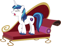Size: 1052x800 | Tagged: safe, imported from derpibooru, shining armor, crying, crying armor, drama king, drama queen, fainting couch, gif party, male, sad, sad armor, solo, whining, whining armor