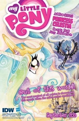 Size: 911x1400 | Tagged: safe, idw, imported from derpibooru, princess celestia, cover