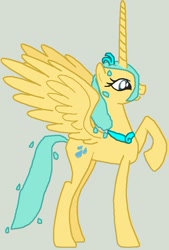 Size: 400x591 | Tagged: safe, artist:micelime, imported from derpibooru, sunshower raindrops, alicorn, pony, female, princess, solo