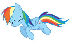 Size: 3500x2239 | Tagged: safe, artist:junkiesnewb, imported from derpibooru, rainbow dash, female, simple background, sleeping, solo, transparent background, vector