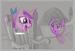 Size: 785x530 | Tagged: safe, imported from derpibooru, princess cadance, twilight sparkle, wip, younger