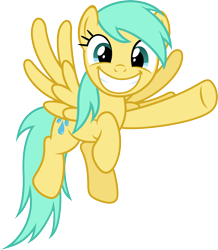 Size: 5225x6000 | Tagged: safe, artist:synch-anon, imported from derpibooru, sunshower raindrops, pegasus, pony, absurd resolution, faic, female, recolor, simple background, smiling, solo, transparent background, vector