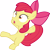 Size: 5000x4978 | Tagged: safe, artist:fabulouspony, imported from derpibooru, apple bloom, the show stoppers, absurd resolution, bipedal, female, simple background, solo, transparent background, vector