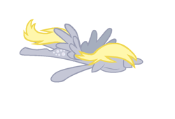 Size: 961x657 | Tagged: safe, artist:rainbow-lizzard, imported from derpibooru, derpy hooves, pegasus, pony, faceplant, female, flop, floppy ears, mare, prone, solo, spread wings