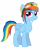 Size: 3587x4506 | Tagged: safe, artist:blmn564, imported from derpibooru, rainbow dash, alternate hairstyle, female, goggles, simple background, solo, transparent background, vector