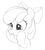 Size: 999x1119 | Tagged: safe, artist:kas92, imported from derpibooru, apple bloom, female, monochrome, sketch, solo