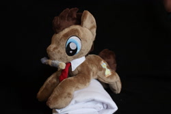 Size: 1024x683 | Tagged: safe, artist:siora86, imported from derpibooru, doctor whooves, time turner, irl, photo, plushie, solo, sonic screwdriver