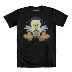 Size: 390x390 | Tagged: safe, imported from derpibooru, derpy hooves, equestria girls, clothes, eared humanization, mailbag, mailmare, muffin, official, ponied up, postmare, shirt, that pony sure does love muffins, welovefine, wings