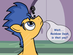 Size: 400x300 | Tagged: safe, imported from derpibooru, flash sentry, rainbow dash, ask flash sentry, male, solo, tumblr