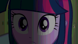 Size: 576x324 | Tagged: safe, imported from derpibooru, screencap, sunset shimmer, twilight sparkle, alicorn, equestria girls, equestria girls (movie), animated, blinking, female, gif, twilight sparkle (alicorn)