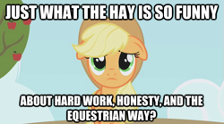 Size: 623x347 | Tagged: safe, imported from derpibooru, screencap, applejack, app-el, female, image macro, sad, solo, superman, unhapplejack