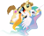 Size: 3583x2951 | Tagged: safe, artist:benybing, imported from derpibooru, donut joe, princess celestia, alicorn, pony, unicorn, clothes, dancing, donutlestia, dress, duo, female, joelestia, male, mare, shipping, simple background, stallion, straight, tuxedo