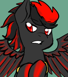 Size: 800x900 | Tagged: safe, artist:pyupew, imported from derpibooru, pony, familiar, ponified, shadow the hedgehog, solo, sonic the hedgehog (series)