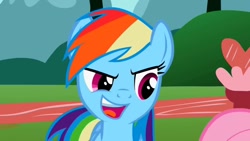Size: 1136x640 | Tagged: safe, imported from derpibooru, rainbow dash, dreamworks face, female, solo