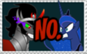 Size: 125x78 | Tagged: safe, artist:intelligent-zombie, imported from derpibooru, king sombra, princess luna, alicorn, unicorn, anti-shipping, deviantart stamp, drama, lumbra, shipping, stamp, text