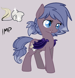 Size: 427x443 | Tagged: safe, artist:imp-oster, imported from derpibooru, oc, oc only, bat pony, pony, solo