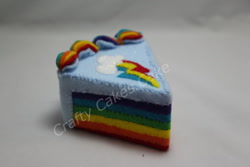 Size: 1024x683 | Tagged: safe, artist:juju-gurl, imported from derpibooru, rainbow dash, cake, craft, cutie mark