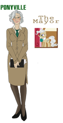 Size: 930x1818 | Tagged: source needed, safe, artist:the-orator, imported from derpibooru, mayor mare, human, business suit, businessmare, dress suit, female, humanized, solo