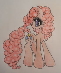 Size: 661x795 | Tagged: safe, artist:anakichi, imported from derpibooru, pinkie pie, female, solo, traditional art