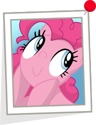 Size: 1439x1879 | Tagged: safe, artist:stainless33, imported from derpibooru, pinkie pie, pony, bust, cute, diapinkes, female, mare, portrait, simple background, solo, transparent background, vector
