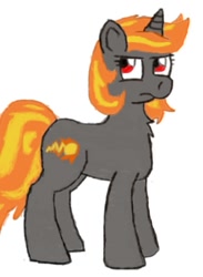 Size: 530x726 | Tagged: safe, artist:unicron, imported from derpibooru, oc, oc only, oc:incendia, pony, fanfic:antipodes, solo
