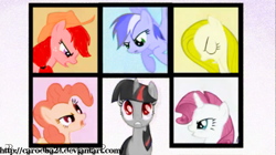 Size: 460x257 | Tagged: safe, artist:carodba24, imported from derpibooru, applejack, fluttershy, pinkie pie, rainbow dash, rarity, twilight sparkle, pony, amy rose, cream the rabbit, knuckles the echidna, mane six, maria robotnik, recolor, shadow the hedgehog, sonic the hedgehog, sonic the hedgehog (series)