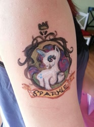 Size: 953x1280 | Tagged: safe, artist:alyvia-write, imported from derpibooru, rarity, bodypaint, fail