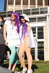 Size: 800x1200 | Tagged: artist needed, safe, artist:thebumblybee, artist:tweetnbirdy, imported from derpibooru, rarity, human, anime boston, cosplay, irl, irl human, leotard, photo, superhero