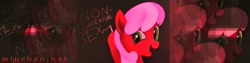 Size: 600x150 | Tagged: safe, imported from derpibooru, cheerilee, chalk, chalkboard, mlpchan